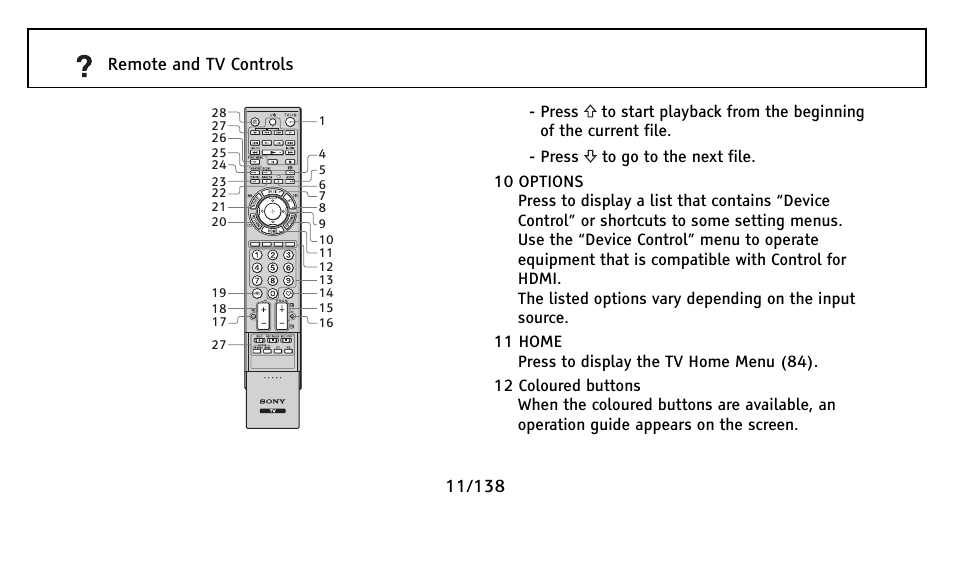 Sony Universal Remote User Manual | Page 11 / 138