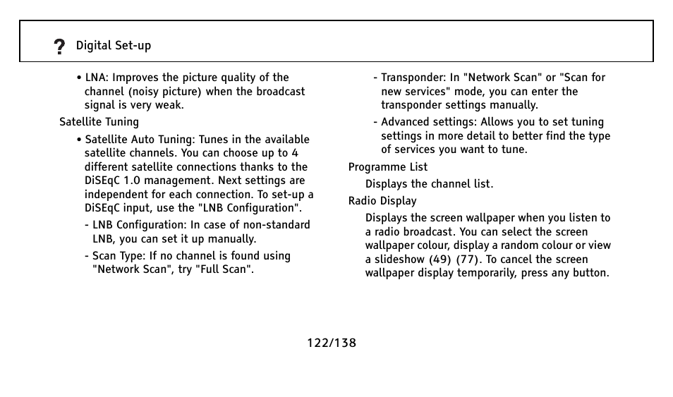 Sony Universal Remote User Manual | Page 122 / 138