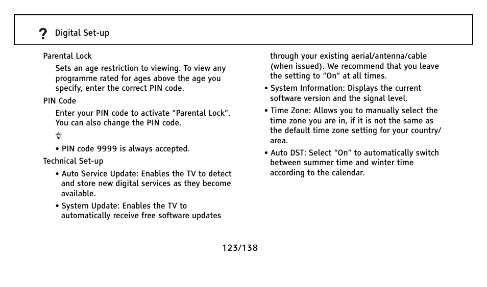 Sony Universal Remote User Manual | Page 123 / 138