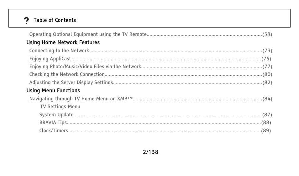 Sony Universal Remote User Manual | Page 2 / 138