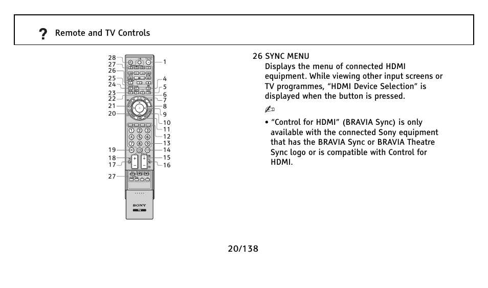 Sony Universal Remote User Manual | Page 20 / 138