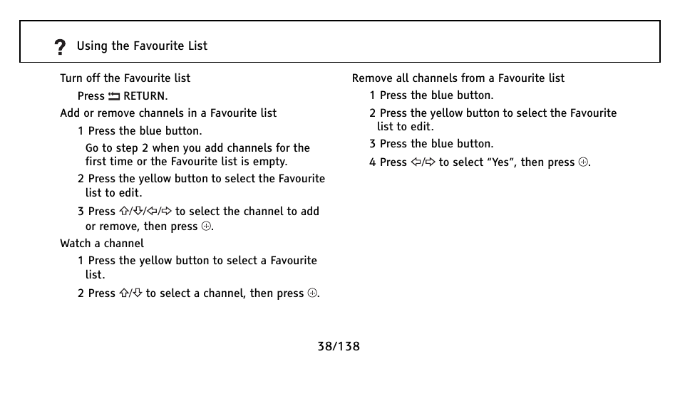 Sony Universal Remote User Manual | Page 38 / 138