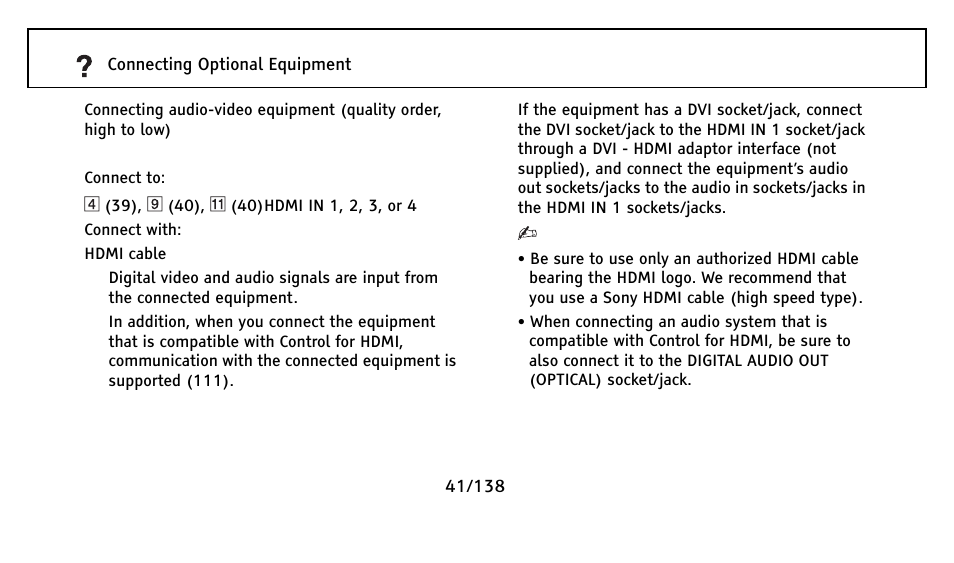 Sony Universal Remote User Manual | Page 41 / 138