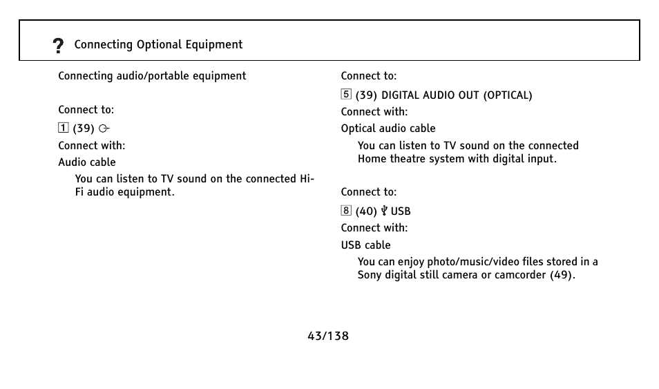 Sony Universal Remote User Manual | Page 43 / 138