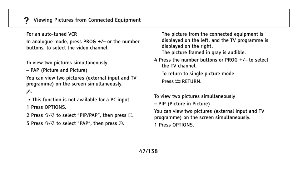 Sony Universal Remote User Manual | Page 47 / 138