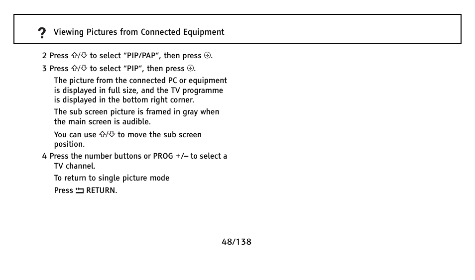 Sony Universal Remote User Manual | Page 48 / 138