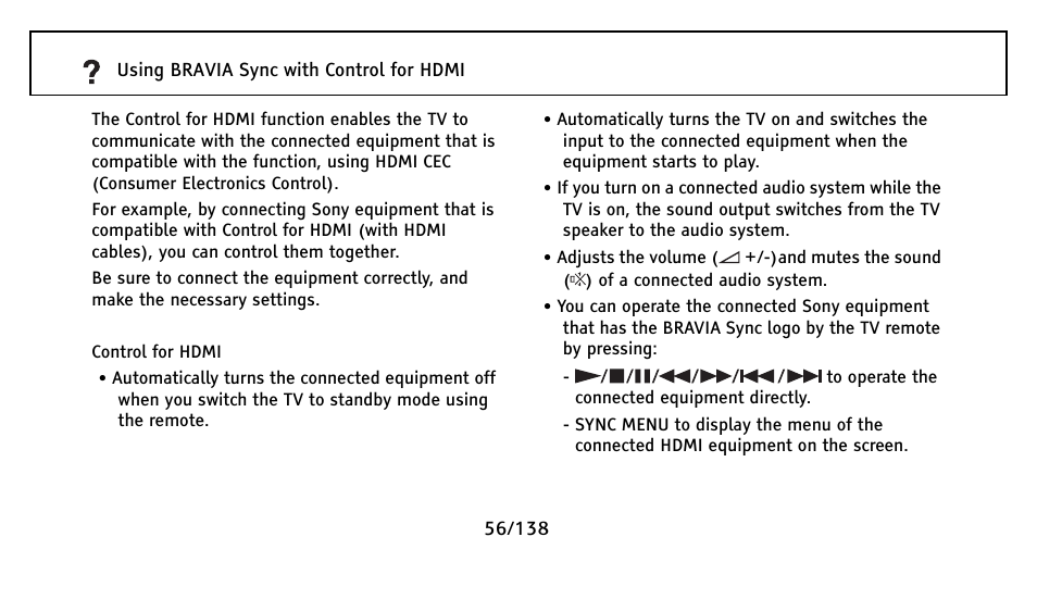 Sony Universal Remote User Manual | Page 56 / 138