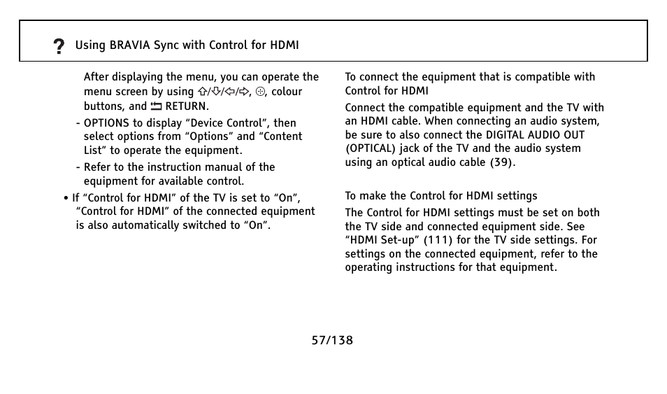 Sony Universal Remote User Manual | Page 57 / 138