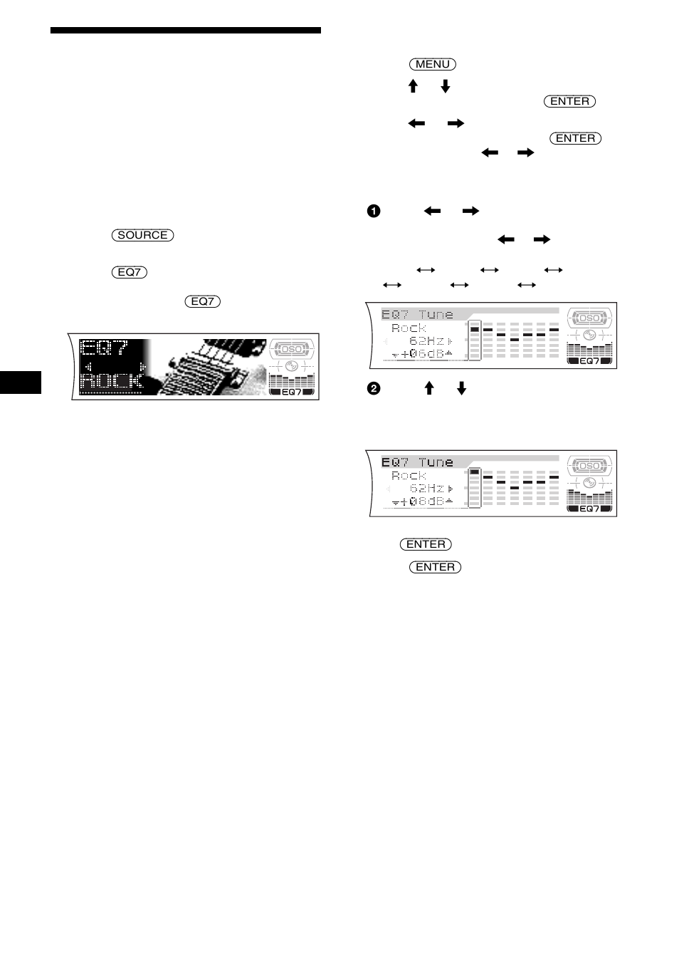 Setting the equalizer (eq7), 22 setting the equalizer (eq7) | Sony CDX-FW700 User Manual | Page 22 / 60