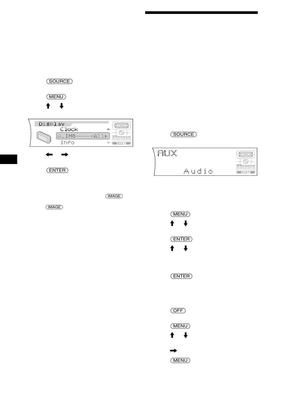 Connecting auxiliary audio equipment | Sony CDX-FW700 User Manual | Page 24 / 60