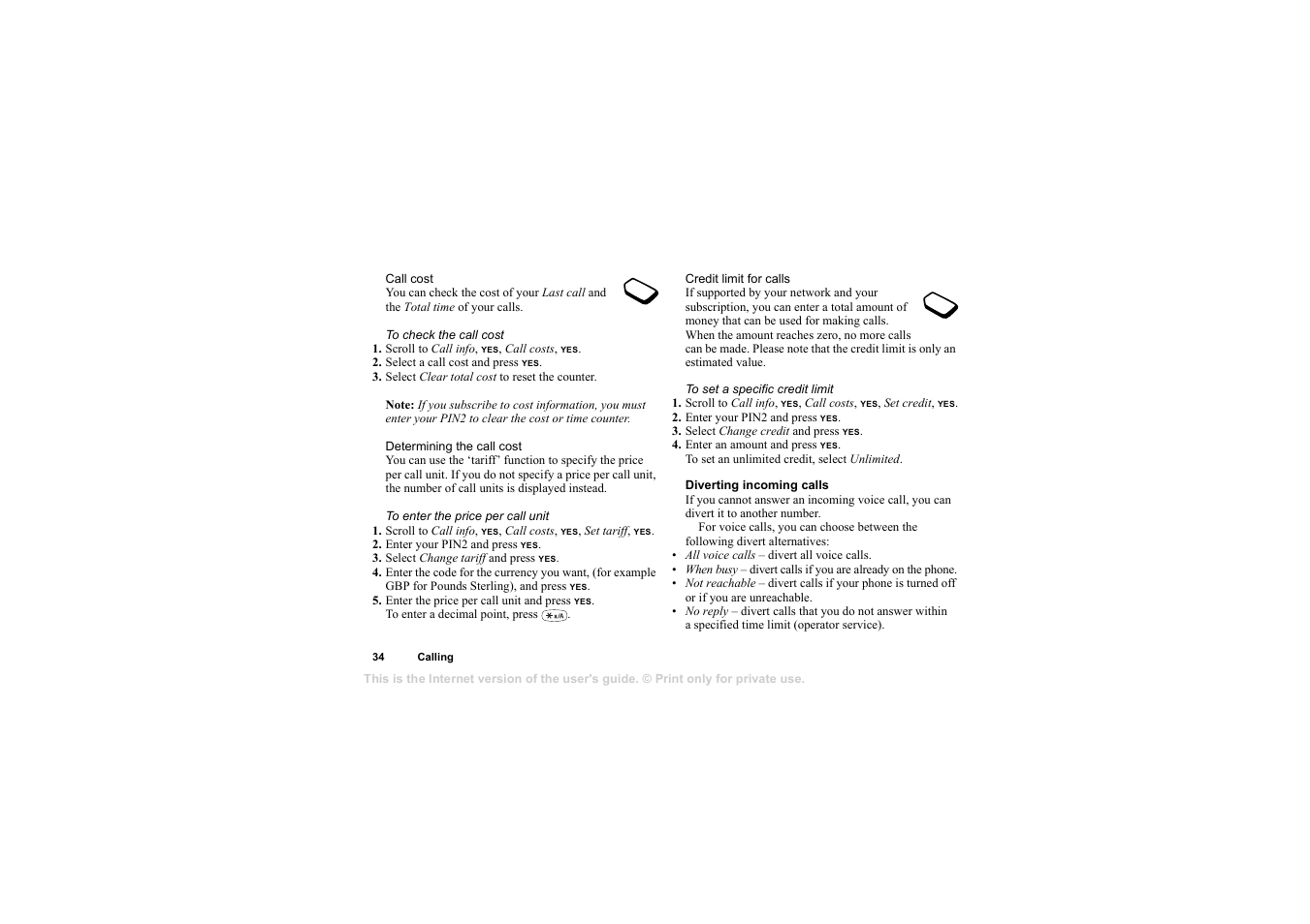 Sony T105 User Manual | Page 34 / 70