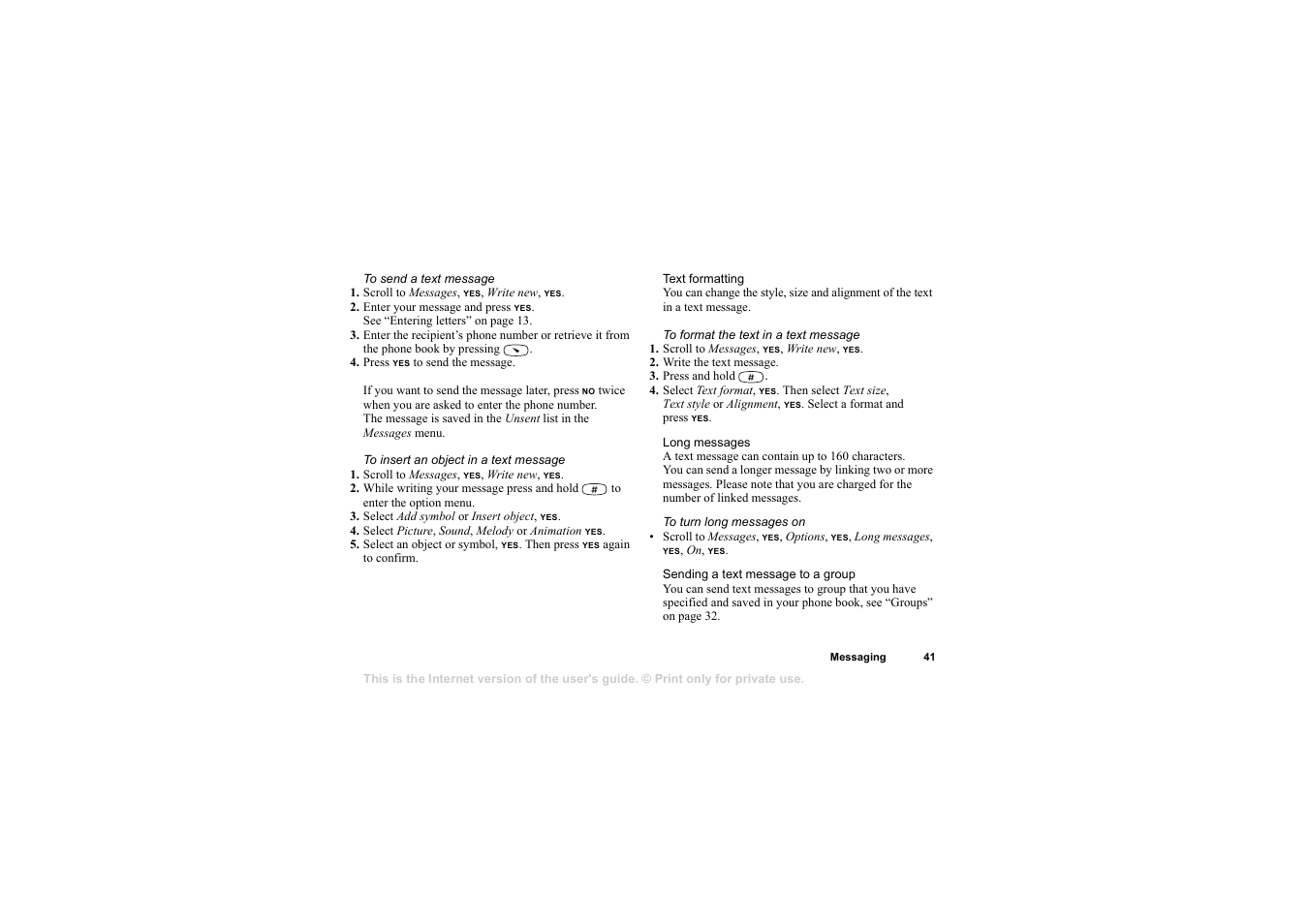Sony T105 User Manual | Page 41 / 70