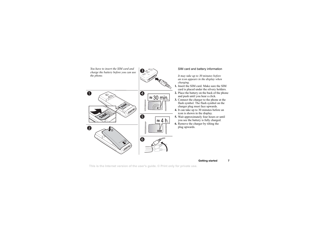 Sony T105 User Manual | Page 7 / 70