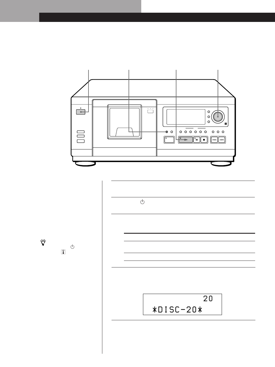 Playing a cd 2 3, Basic operations | Sony CDP-CX57 User Manual | Page 10 / 32