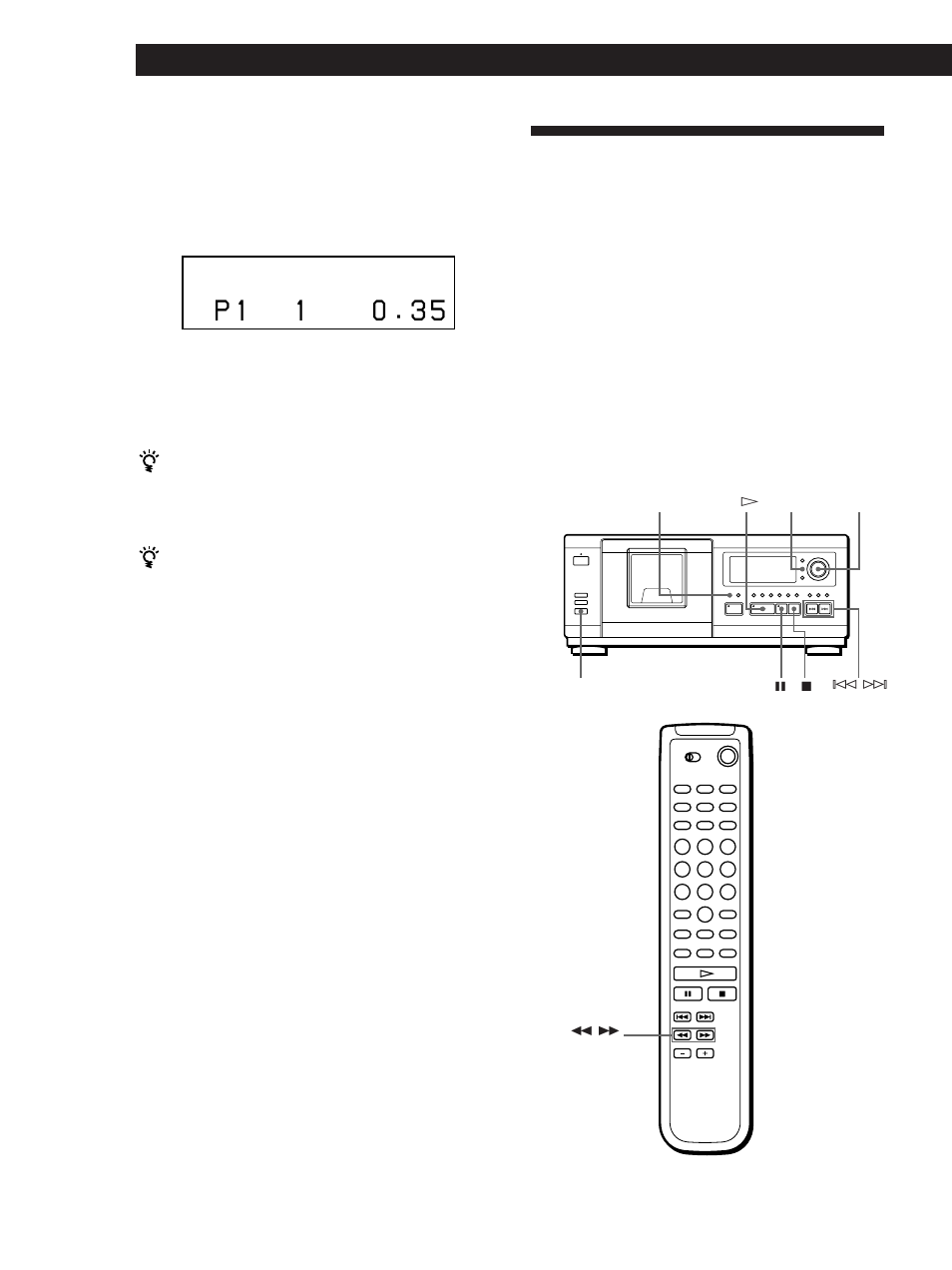 Playing cds 3 | Sony CDP-CX57 User Manual | Page 20 / 32