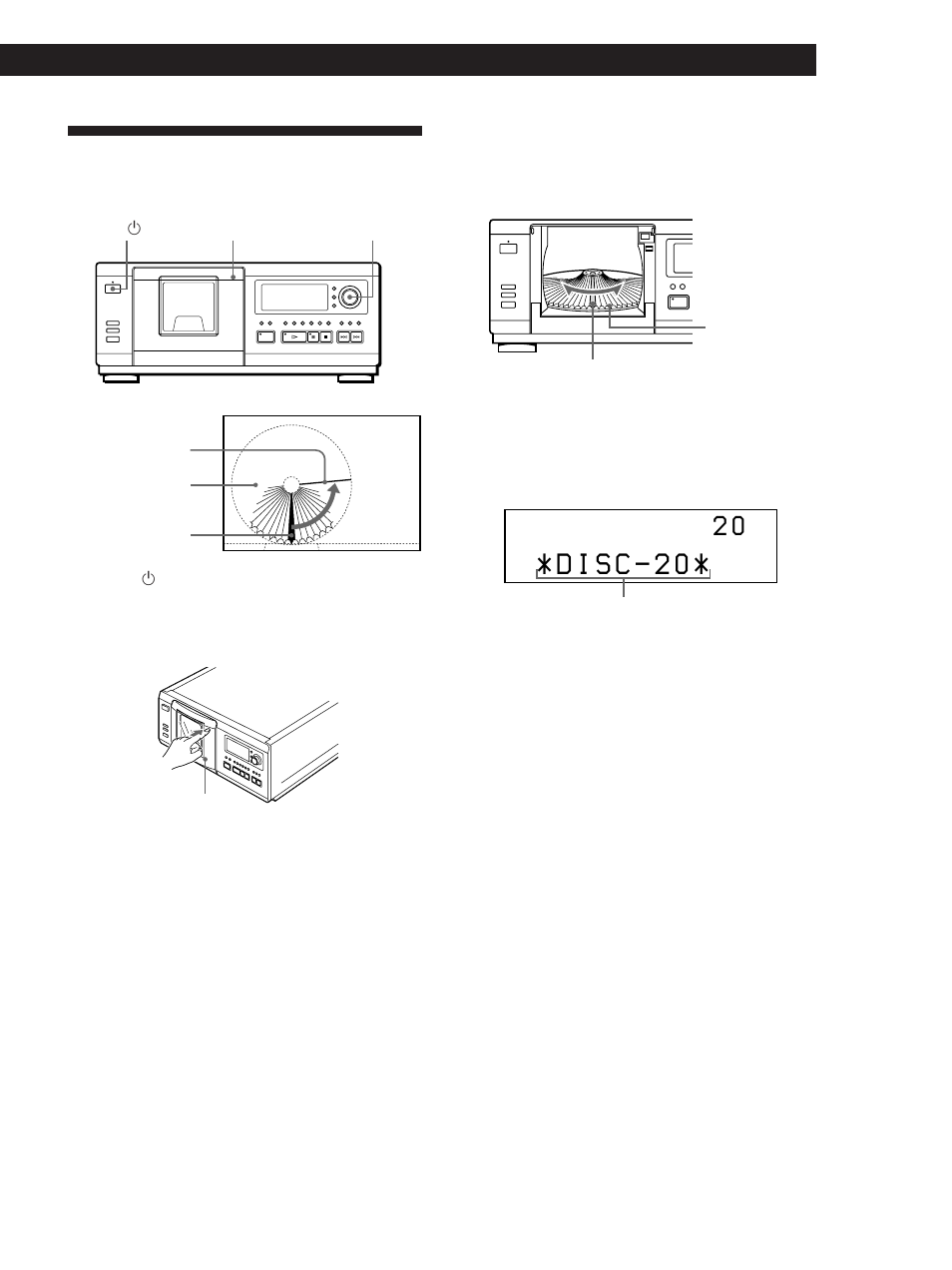 Inserting cds, Playing cds getting started, Getting started | Sony CDP-CX57 User Manual | Page 7 / 32