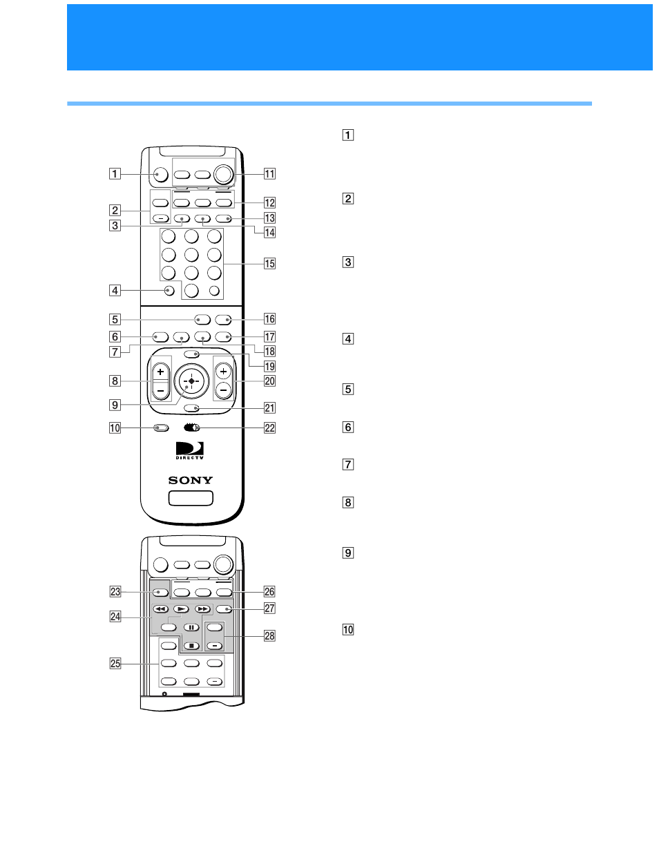 Rm-y802 remote control (sat-a55 model), Using your remote control | Sony SAT-A55 User Manual | Page 14 / 80
