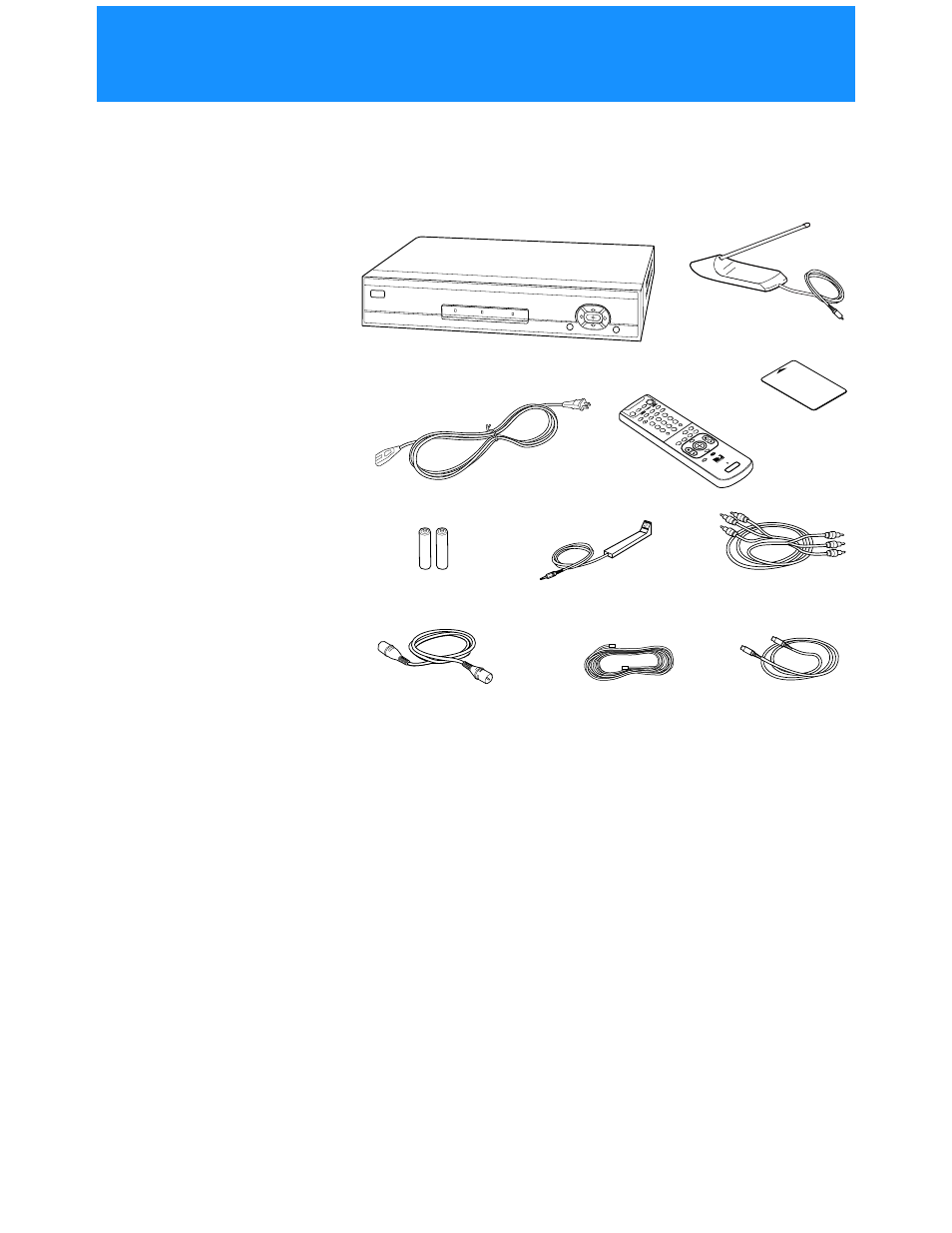 Connecting your digital satellite receiver, Carton contents | Sony SAT-A55 User Manual | Page 6 / 80