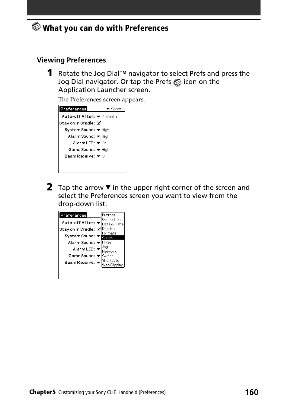 Sony PEG-NR70V/U User Manual | Page 160 / 224