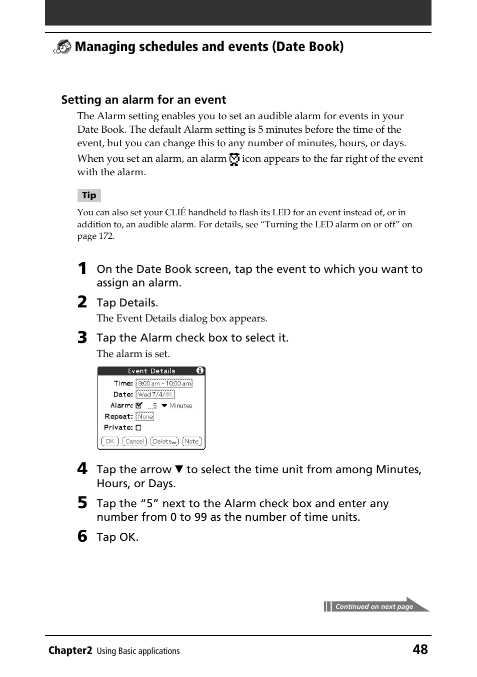 Sony PEG-NR70V/U User Manual | Page 48 / 224