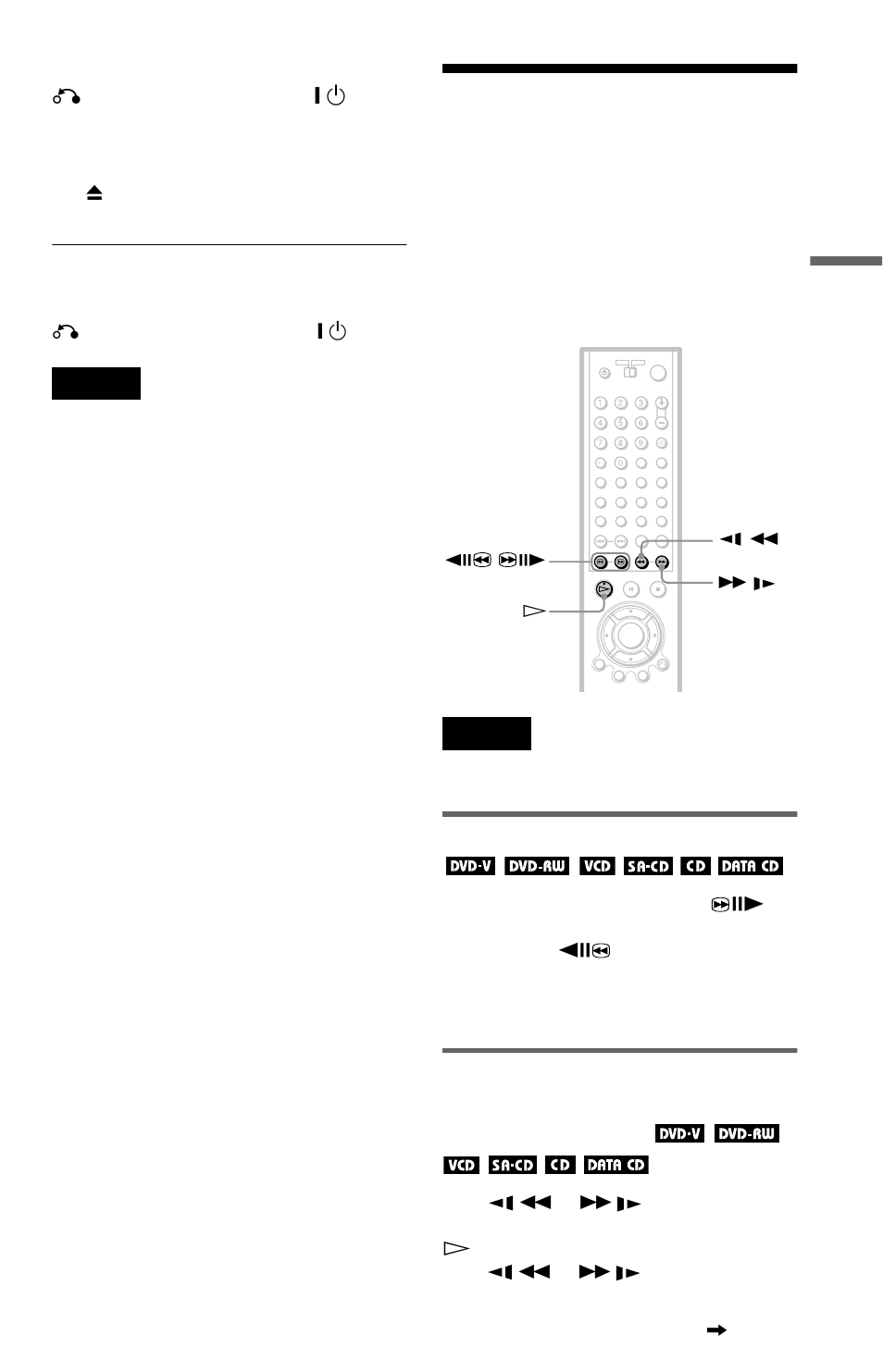 Freeze frame), Searching for a particular point on a disc, Locating a point quickly (search) | Sony DVP-NS705V  EN User Manual | Page 35 / 92