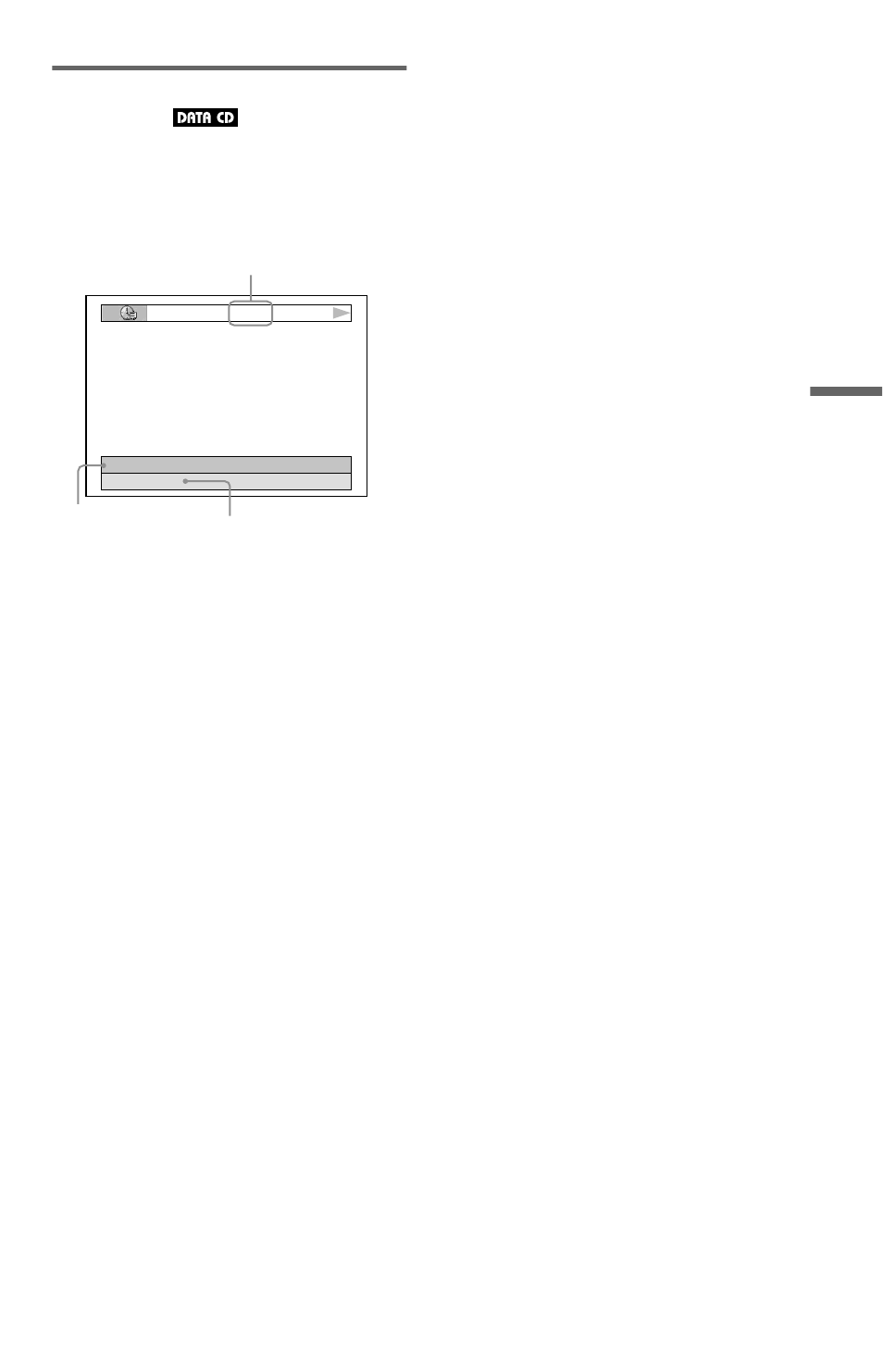 Checking the play information of a data cd | Sony DVP-NS705V  EN User Manual | Page 55 / 92