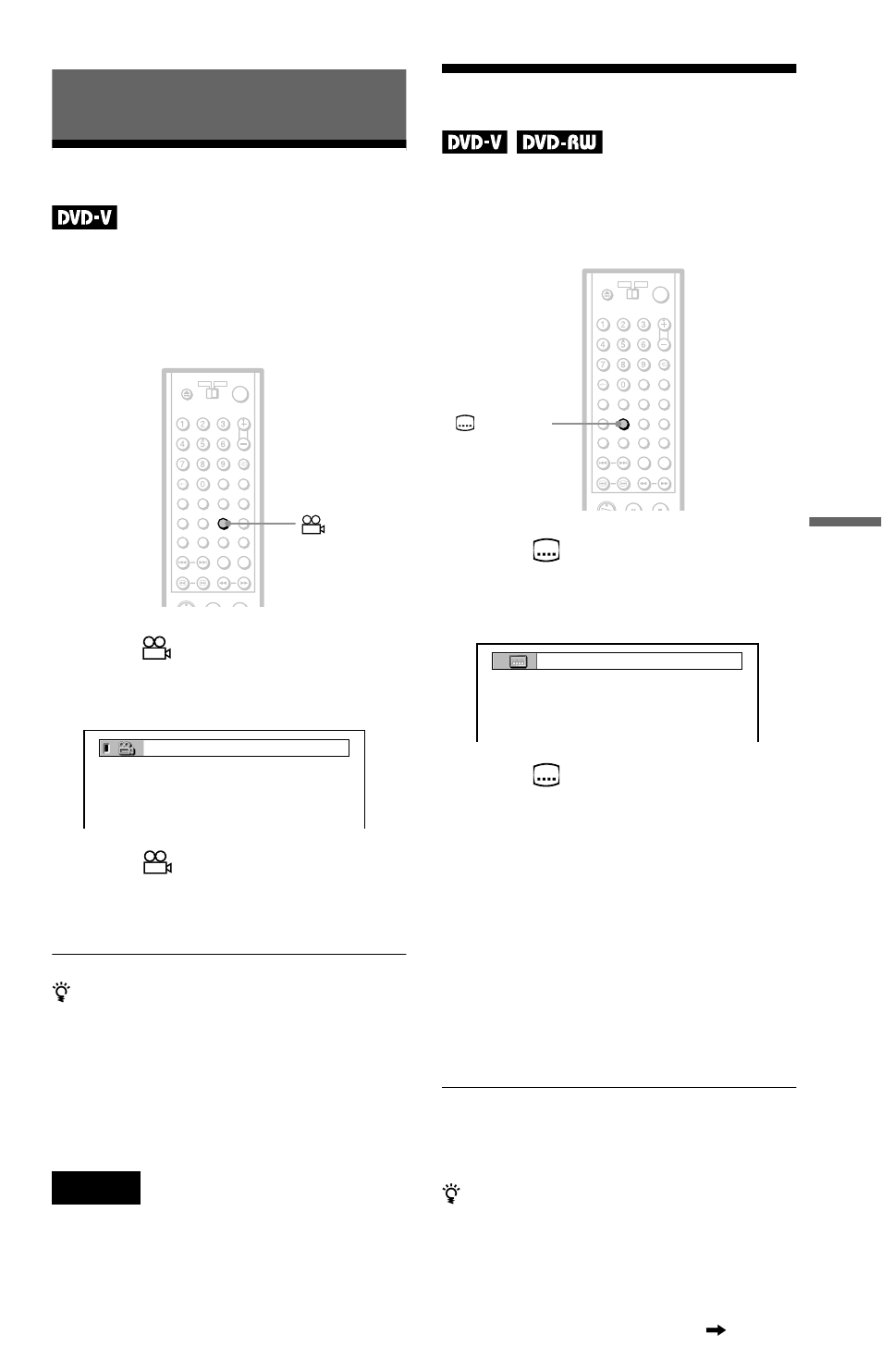 Enjoying movies, Changing the angles, Displaying the subtitles | Changing the angles displaying the subtitles, Le (61) | Sony DVP-NS705V  EN User Manual | Page 61 / 92