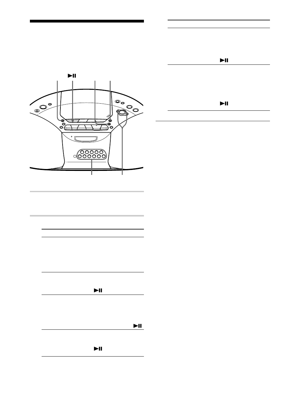 Playing tracks repeatedly (repeat play), Playing tracks repeatedly | Sony cCFD-S20CP User Manual | Page 16 / 32