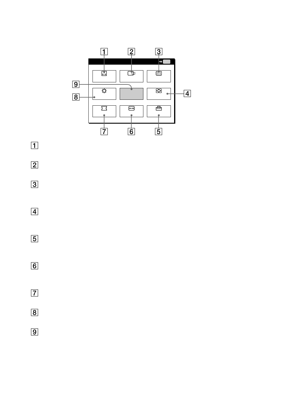 Summary of each item | Sony CPD-101VS User Manual | Page 18 / 40