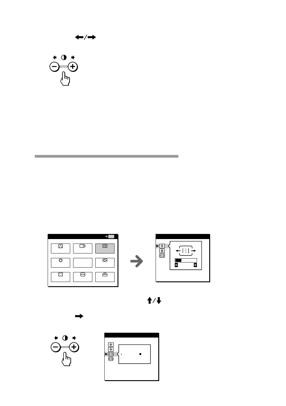 Adjusting the screen moiré | Sony CPD-101VS User Manual | Page 27 / 40