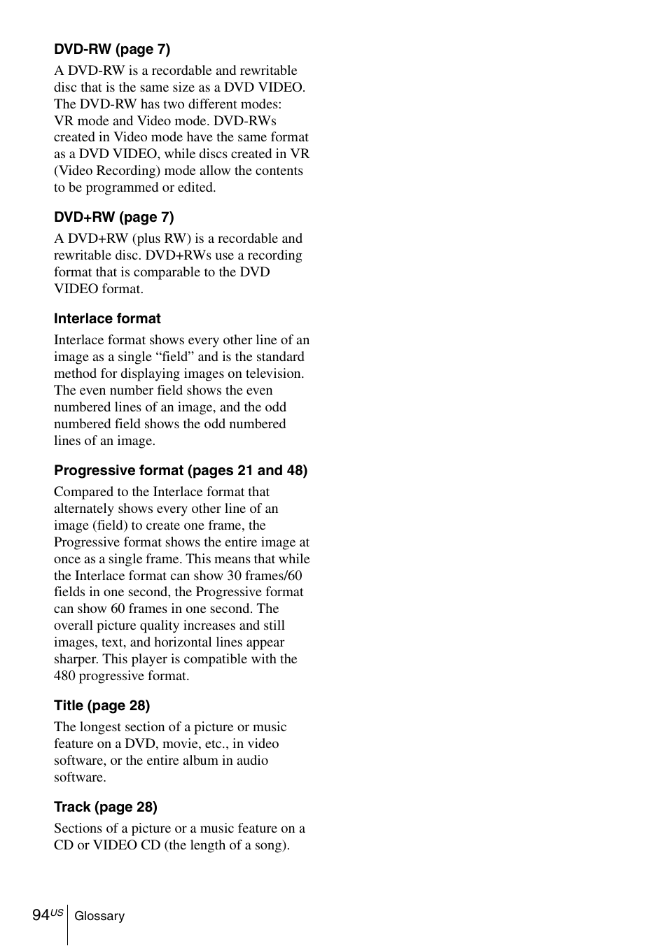 Sony SLVD380P User Manual | Page 94 / 116