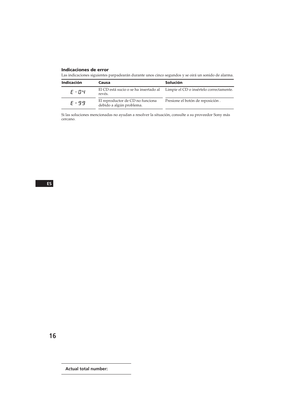 Sony CDX-5100 User Manual | Page 30 / 31