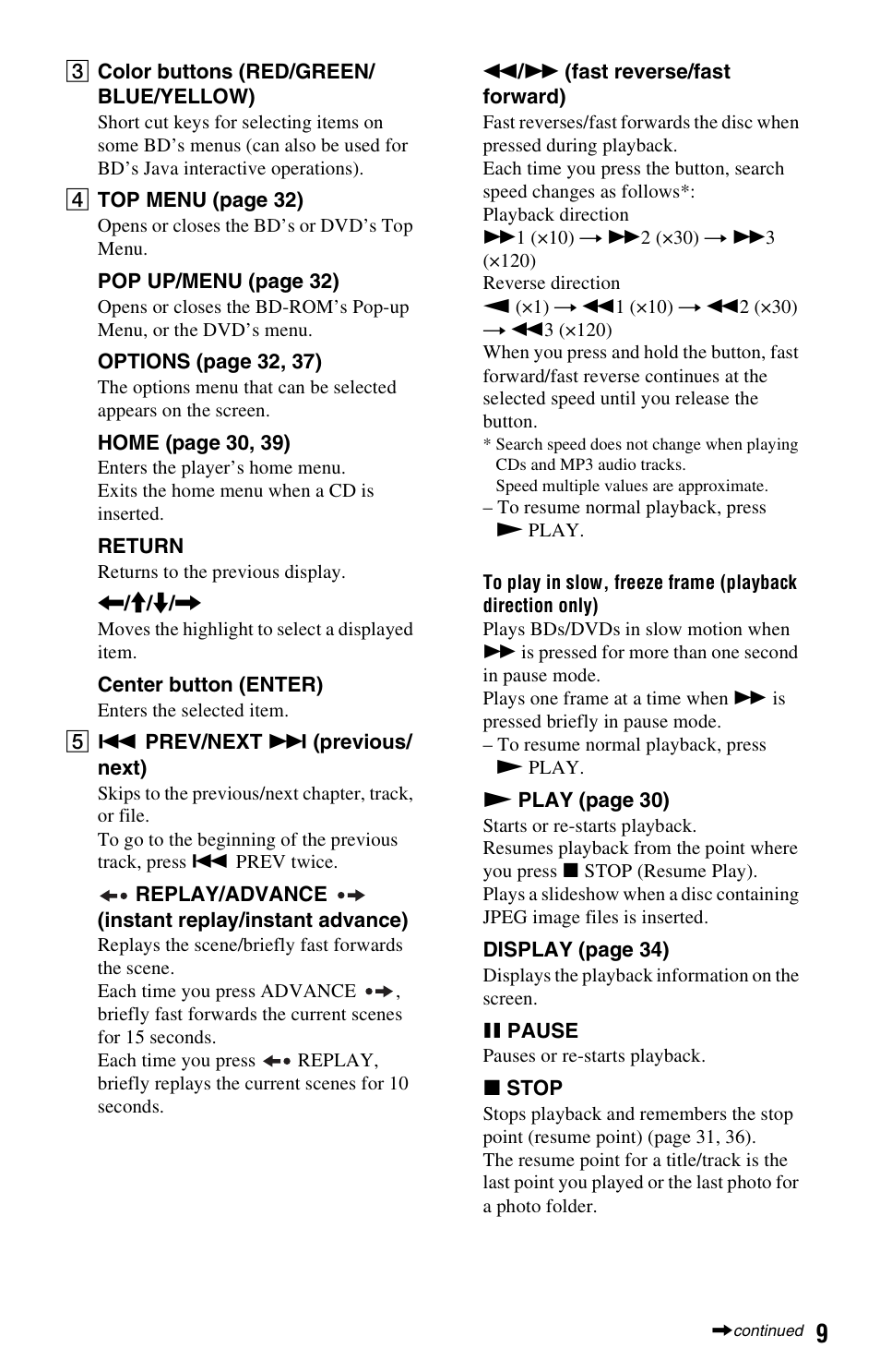 Sony BDP-S360 User Manual | Page 9 / 79