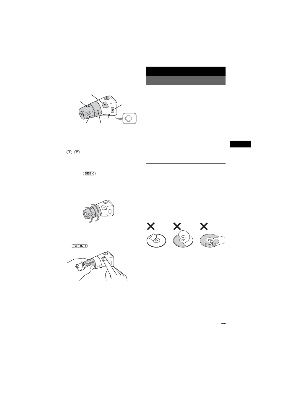 Additional information, Precautions, Notes on discs | Sony CDX-R3350 User Manual | Page 13 / 100