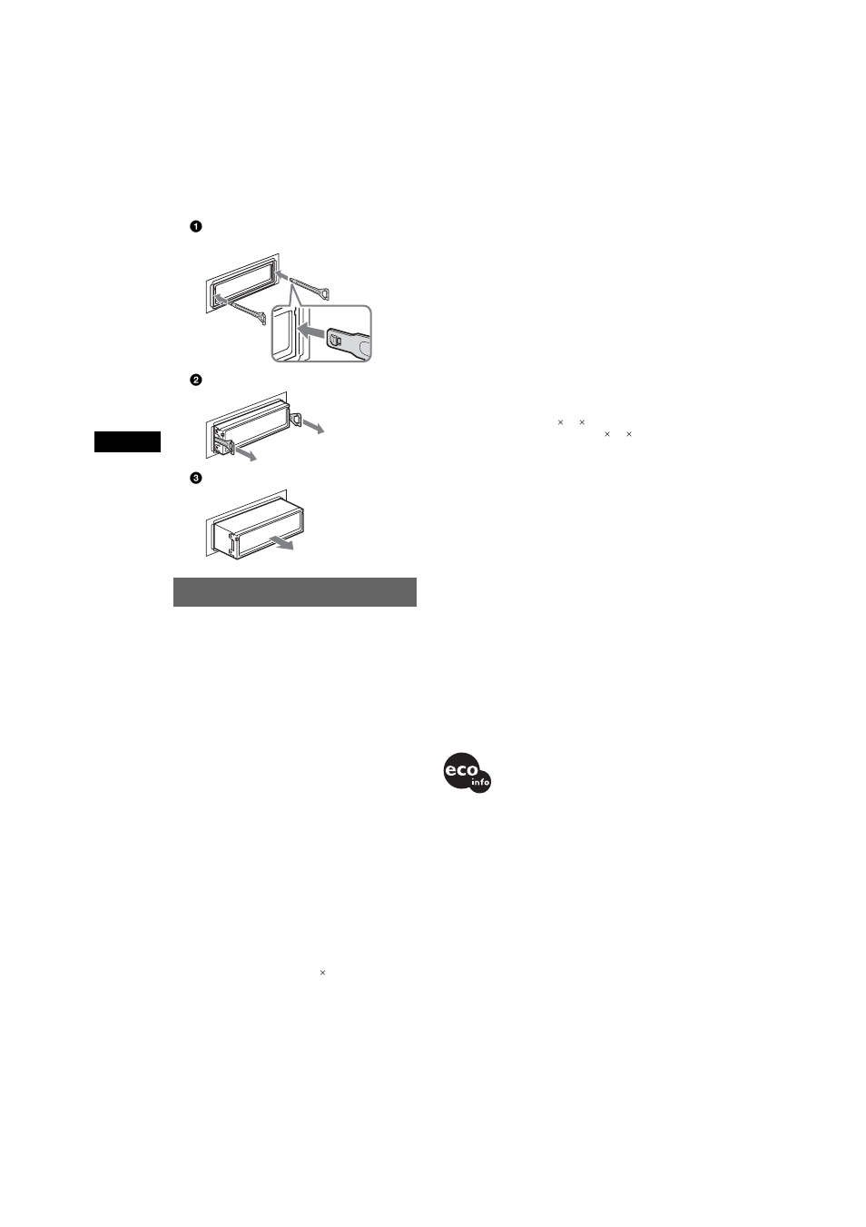 Specifications | Sony CDX-R3350 User Manual | Page 16 / 100