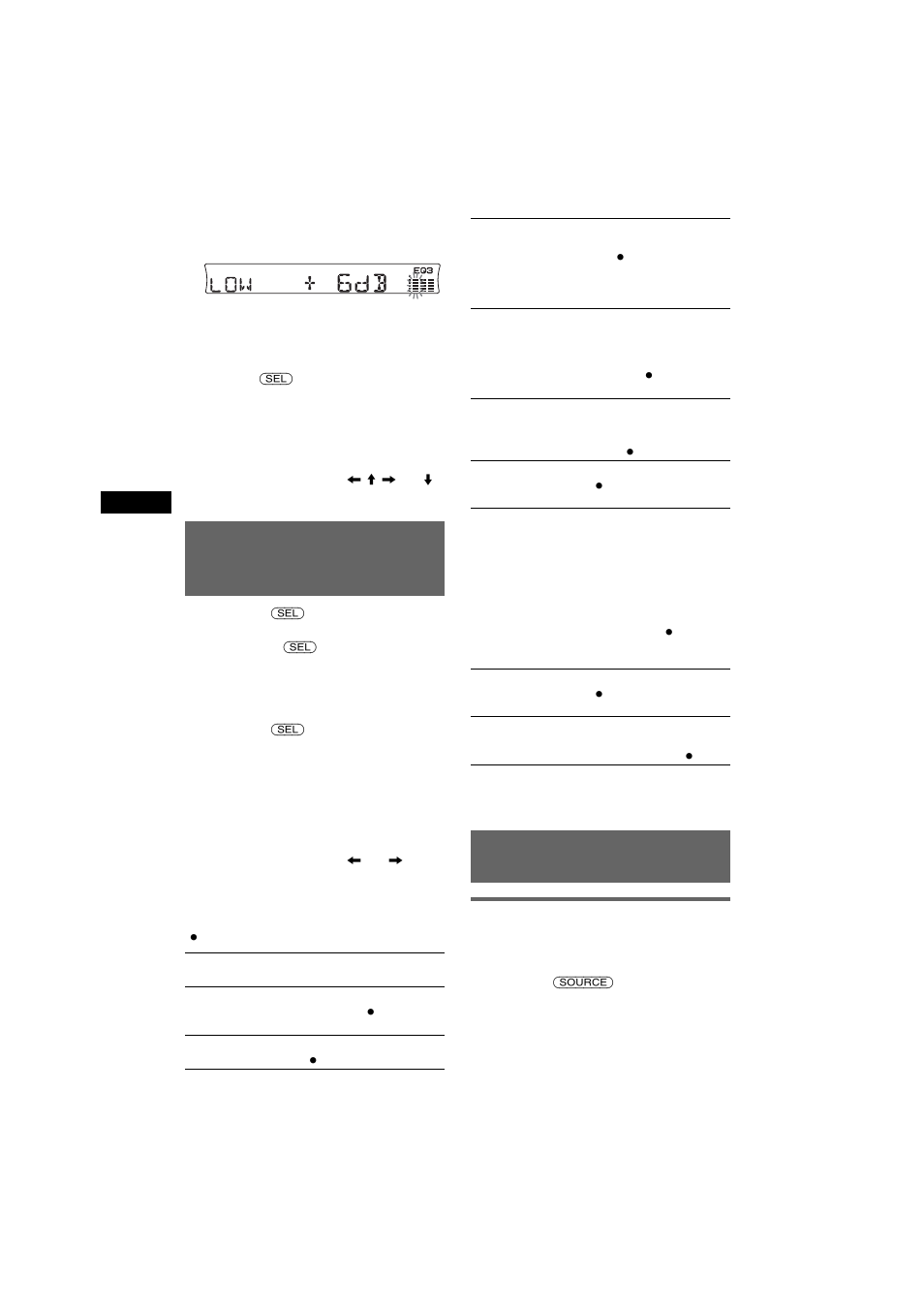 Einstellen von konfigurationsoptionen - set, Verwenden gesondert erhältlicher geräte, Cd/md-wechsler | Einstellen von konfigurationsoptionen, Set verwenden gesondert erhältlicher geräte, F seite 12, Seite 12, Einstellen von konfigurationsoptionen — set | Sony CDX-R3350 User Manual | Page 30 / 100