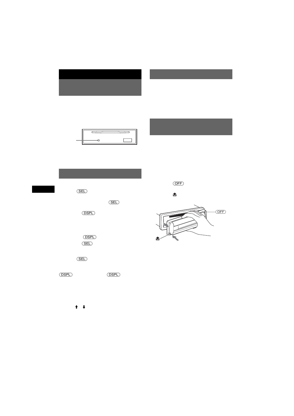 Aan de slag, Het apparaat opnieuw instellen, Klok instellen | Demo stand, Het voorpaneel verwijderen | Sony CDX-R3350 User Manual | Page 82 / 100