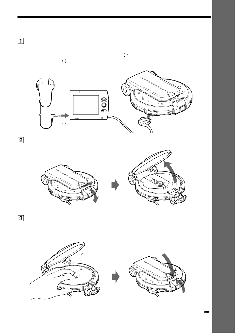 Step 3: playing a disc, Ck (21), Le (21 | N (21 | Sony D-VM1 User Manual | Page 21 / 80