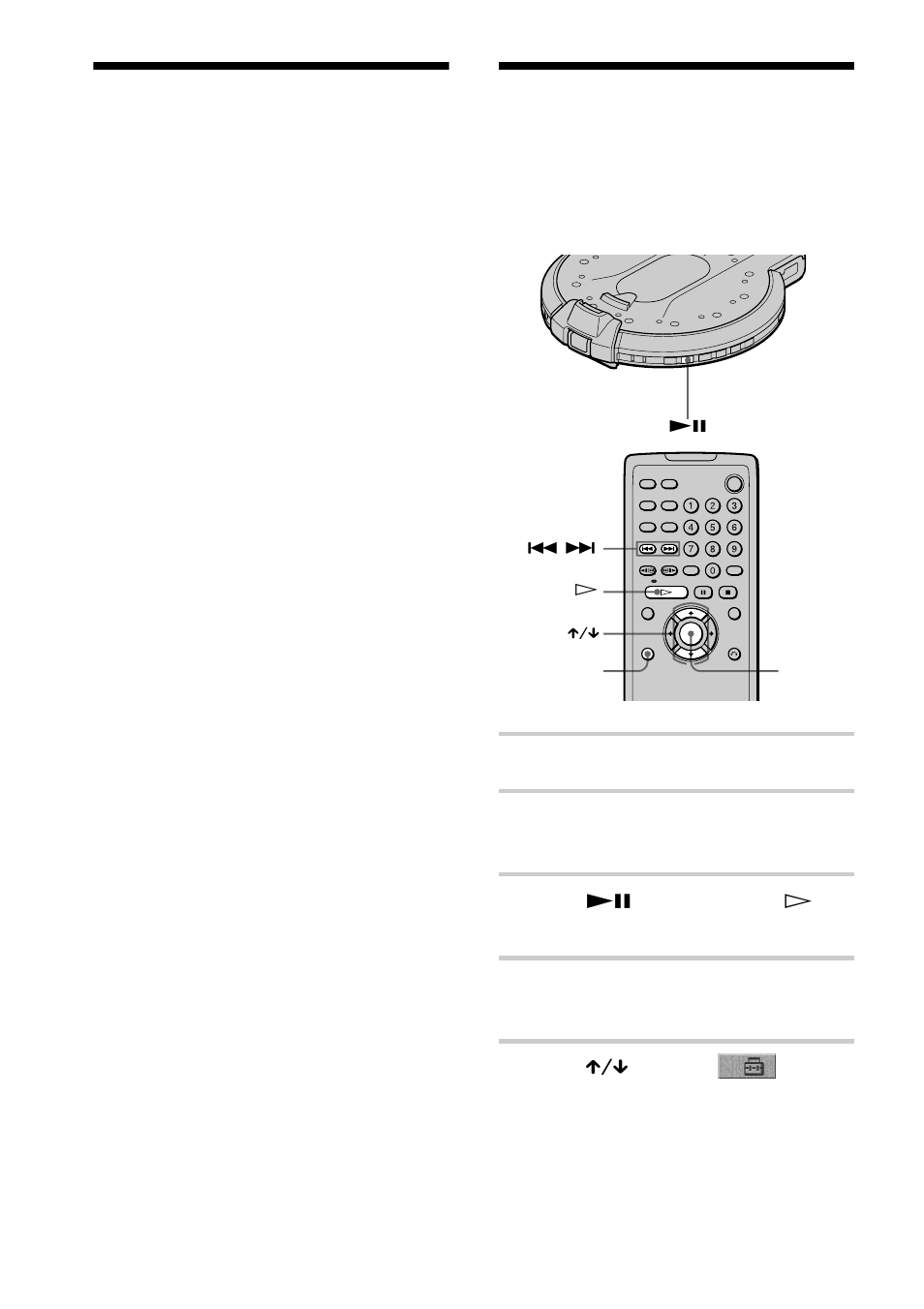 Step 4: connecting the power cord, Step 5: quick setup | Sony D-VM1 User Manual | Page 60 / 80