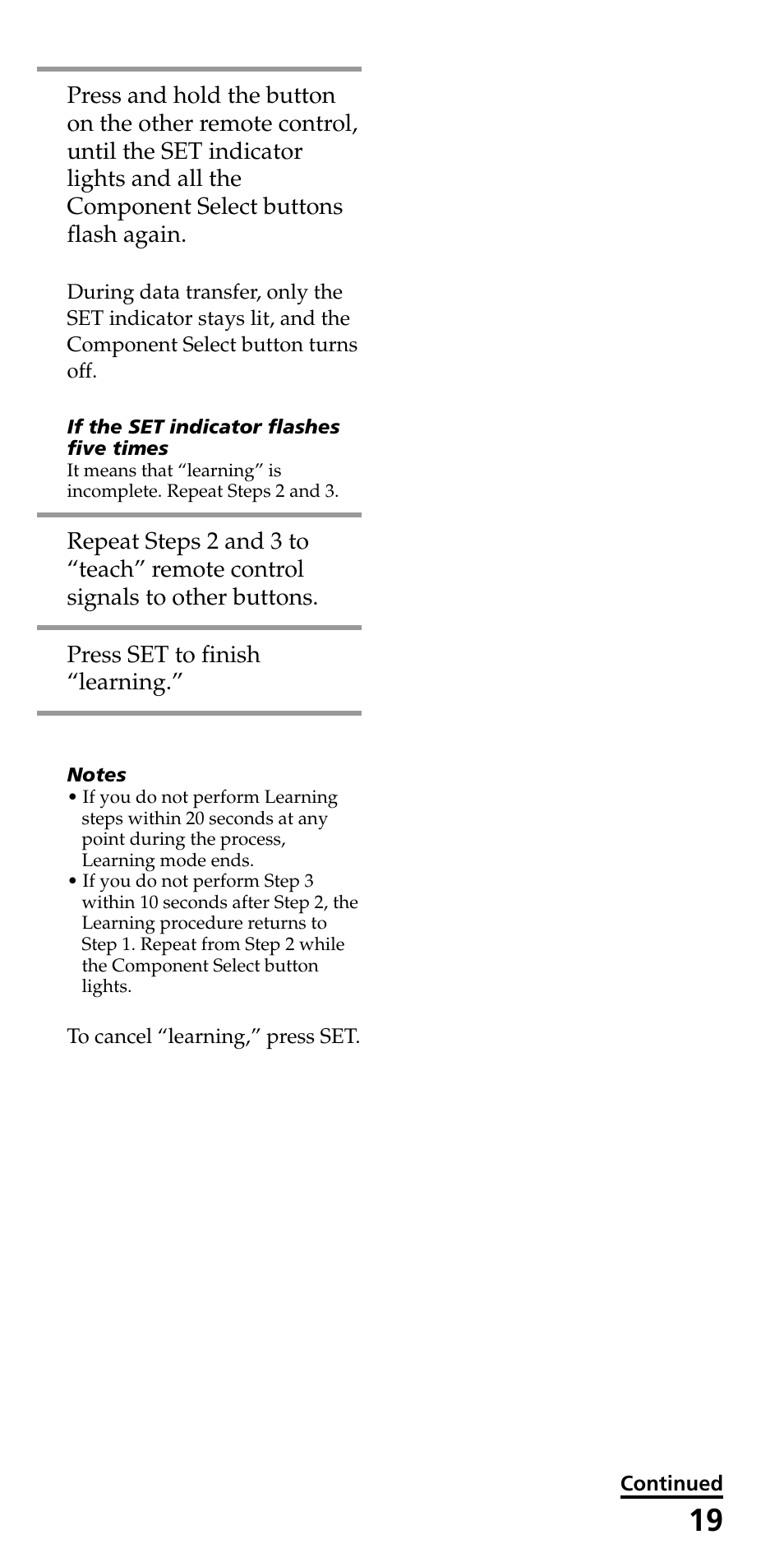 Sony RM-VL710 User Manual | Page 19 / 44