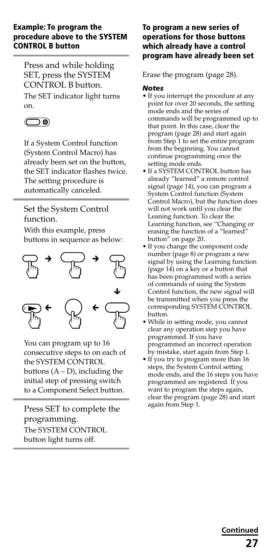 Sony RM-VL710 User Manual | Page 27 / 44