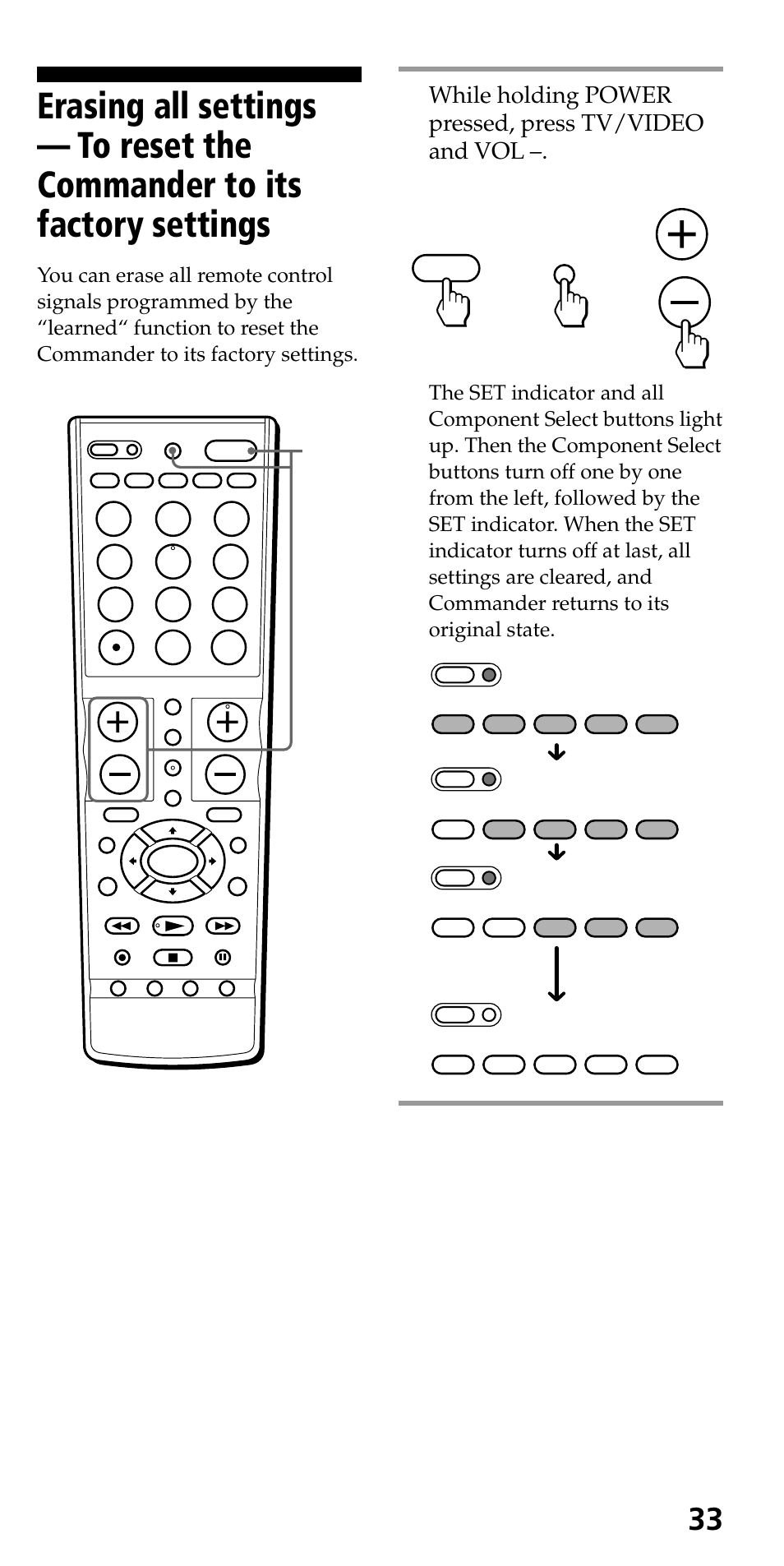 Sony RM-VL710 User Manual | Page 33 / 44