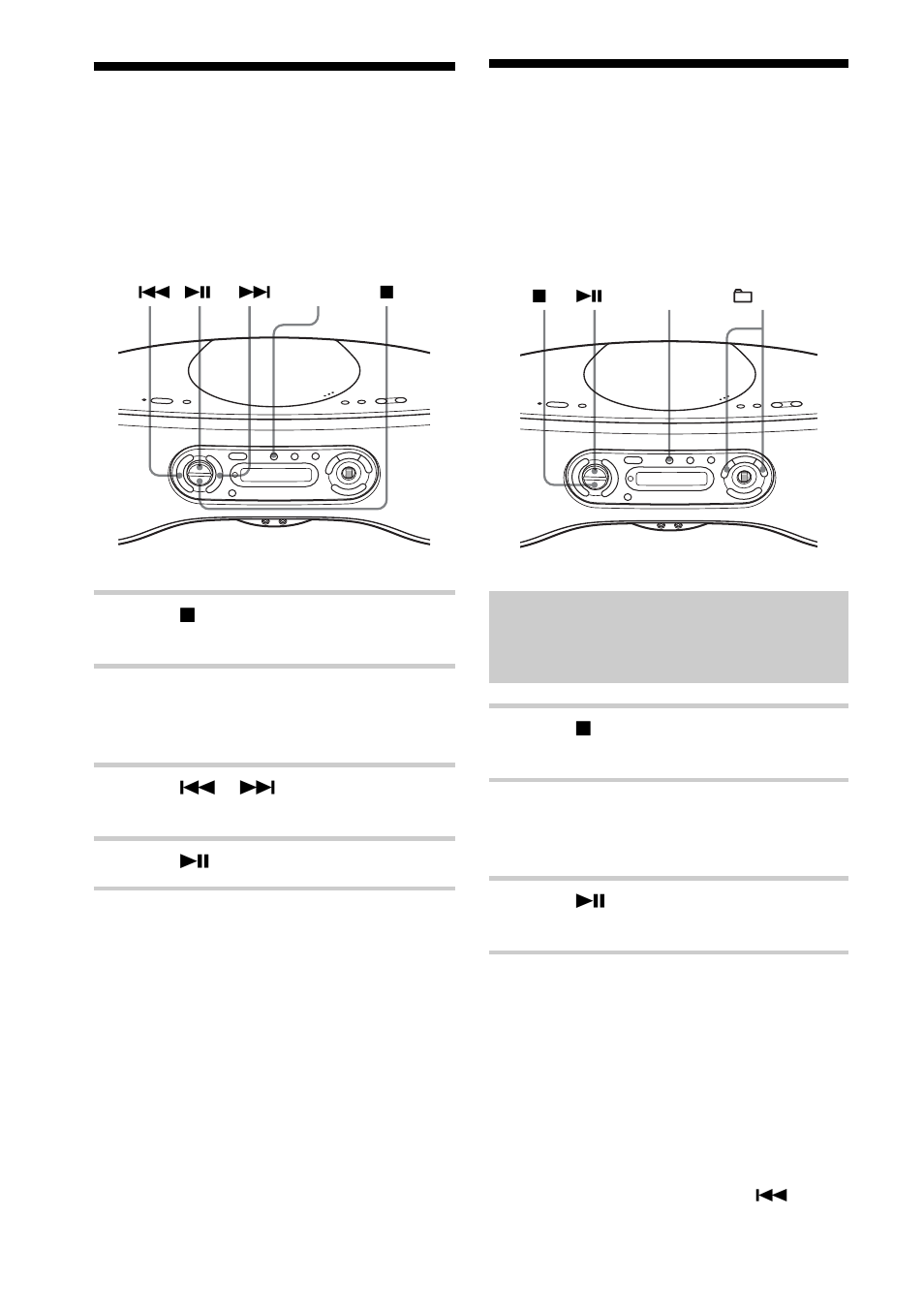 Reproducción de una sola pista, Reproducción de una sola pista), Reproducción de pistas en orden aleatorio | Reproducción aleatoria) | Sony ZS-SN10L User Manual | Page 50 / 68