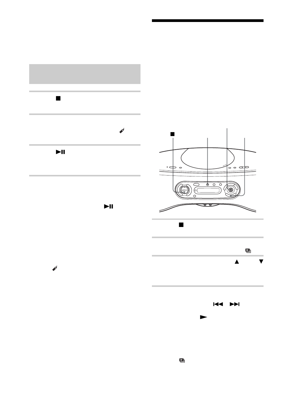 Reproducción de las listas de reproducción, Reproducción de pistas con marcas | Sony ZS-SN10L User Manual | Page 52 / 68