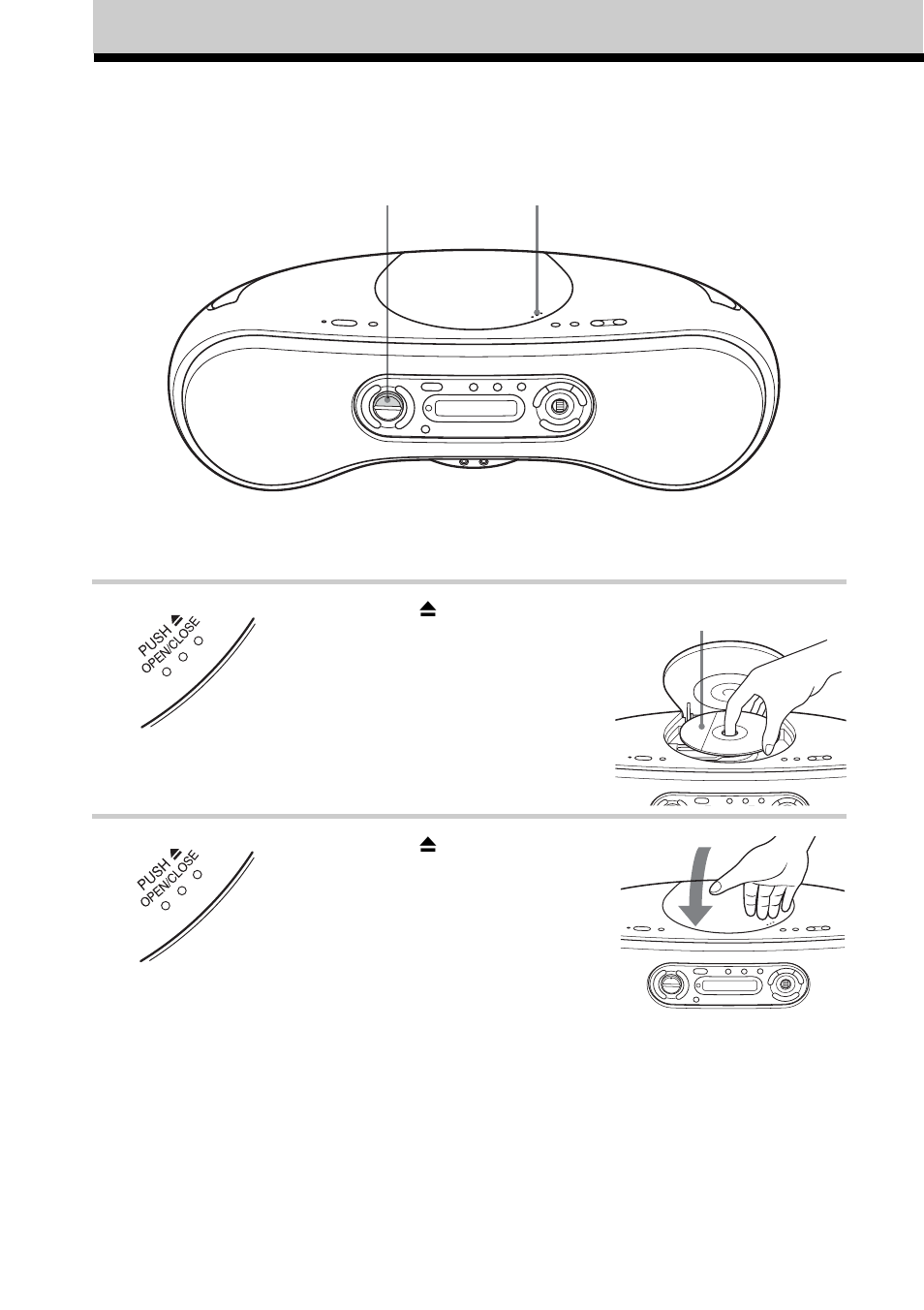 Basic operations, Playing a cd | Sony ZS-SN10L User Manual | Page 6 / 68