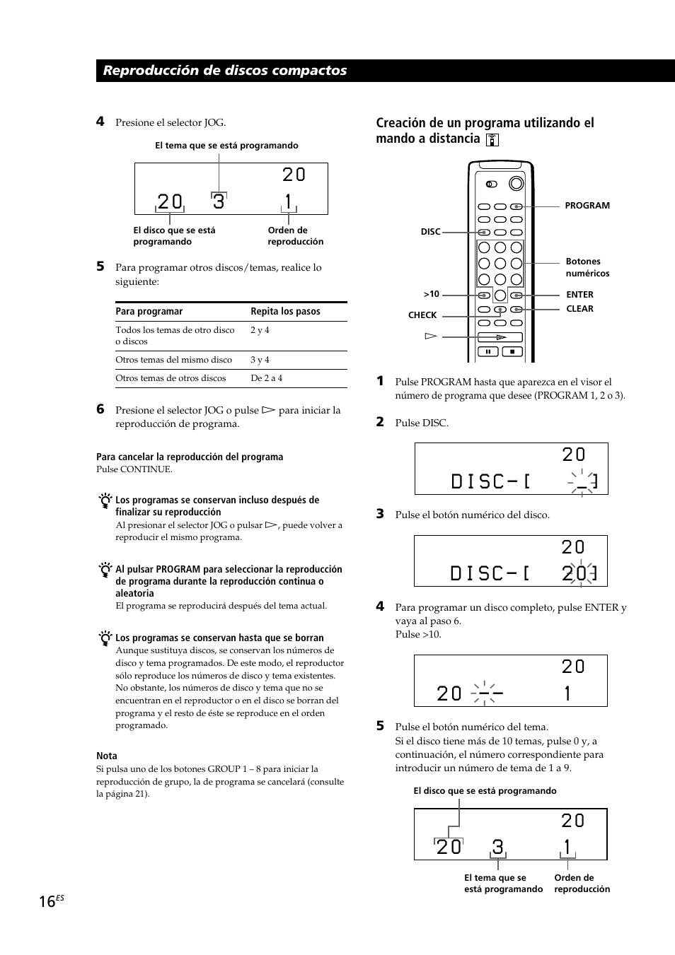 D i s c | Sony CDP-CX230 User Manual | Page 68 / 80