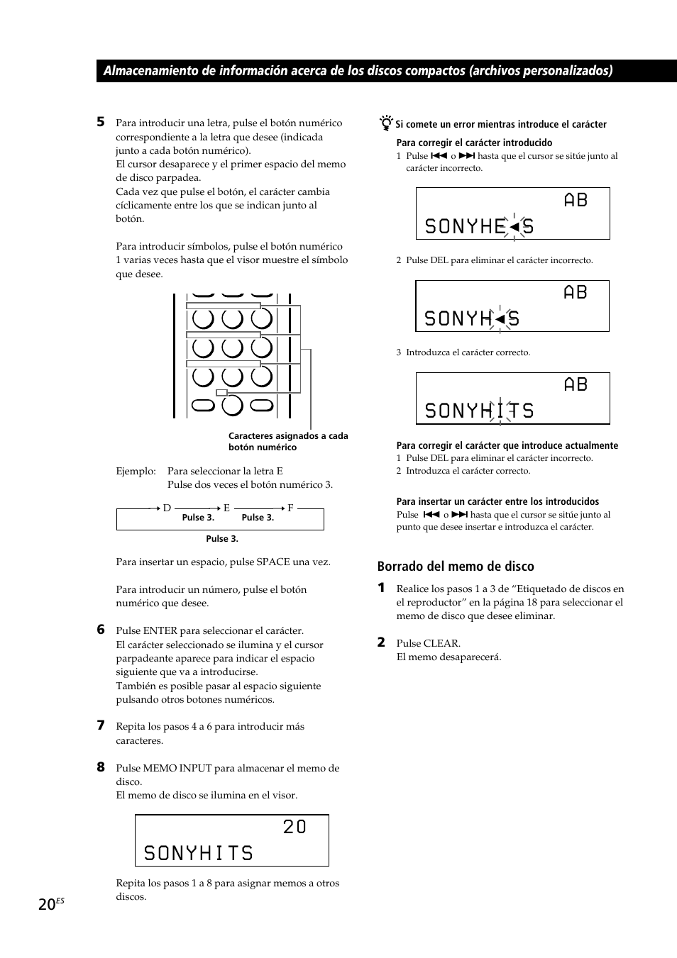 Sony CDP-CX230 User Manual | Page 72 / 80