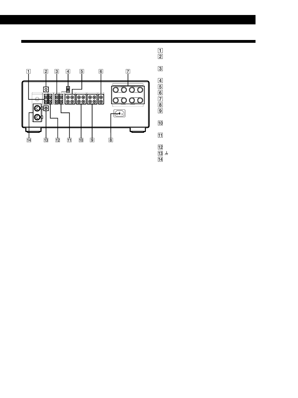 Descripción del panel posterior, Additional information información adicional 9 | Sony TA-FA777ES User Manual | Page 25 / 35
