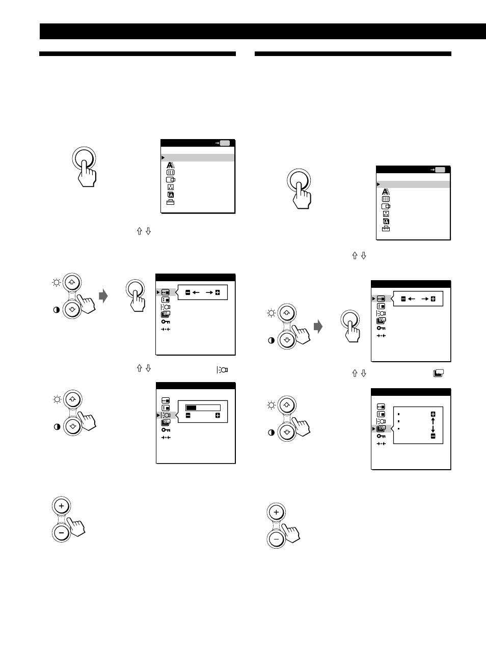 Réglage du rétro-éclairage, Personnalisation du moniteur | Sony CPD-M151 User Manual | Page 36 / 104
