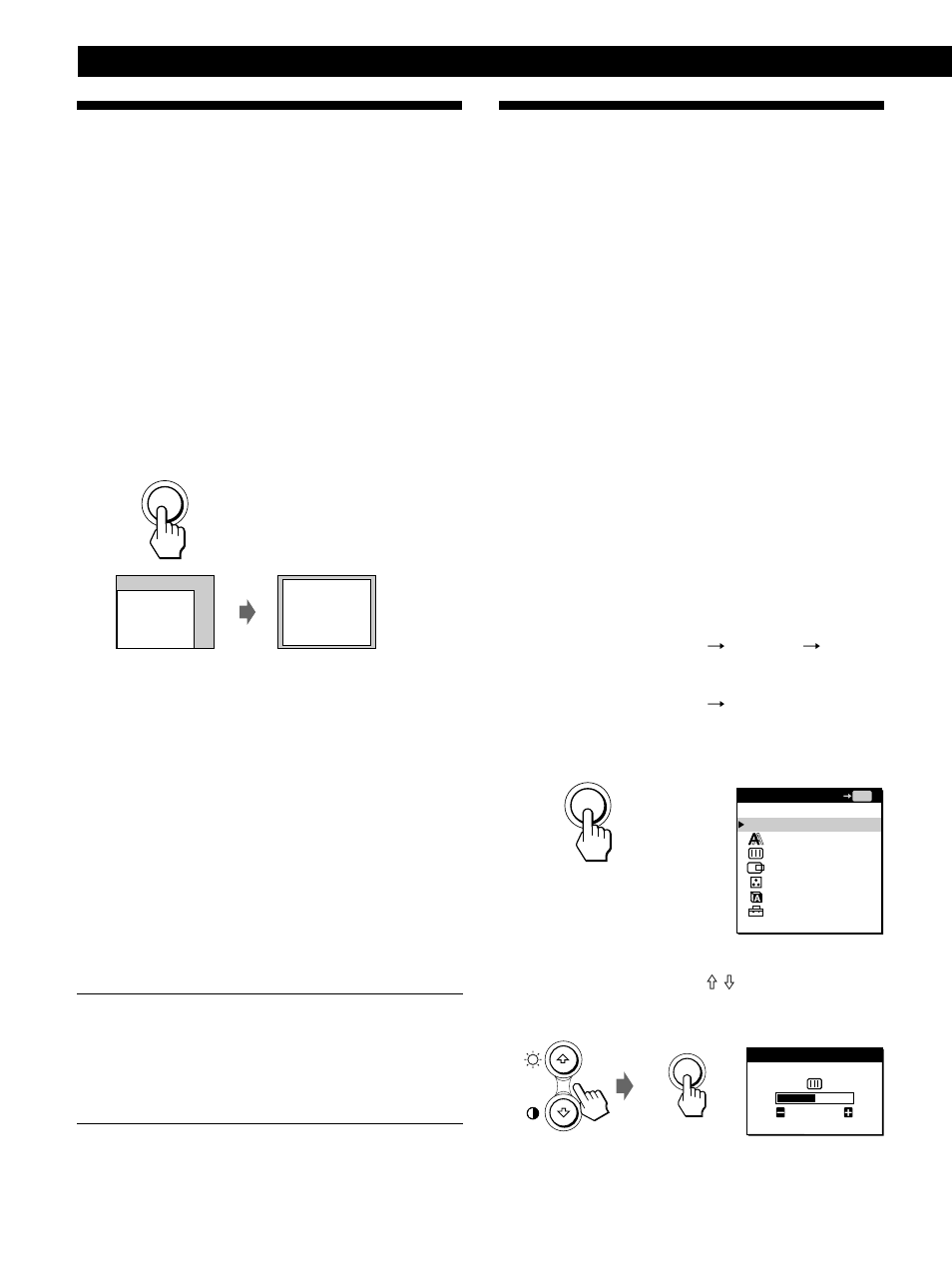 Automatisches einstellen des bildes, Einstellen des monitors | Sony CPD-M151 User Manual | Page 52 / 104